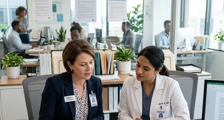 Medical Candidate Screening and Compliance Banner
