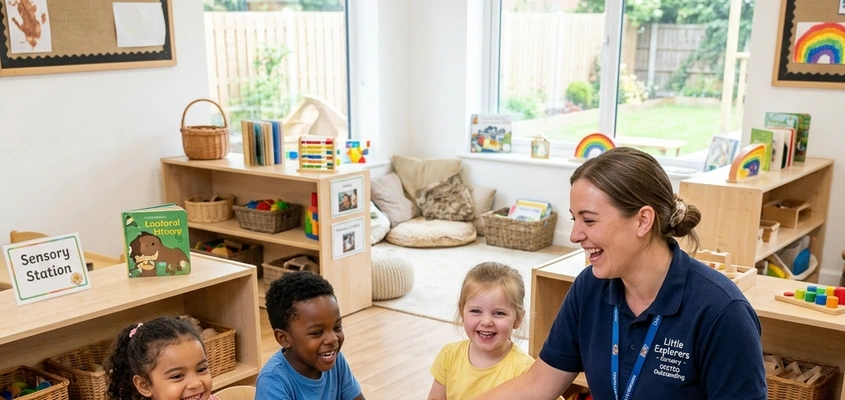 Ofsted Outstanding nursery staffing practices 2026